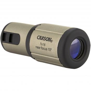 Carson CF-718 - Monóculo, enfoque manual, Plateado, 7 x 18 mm
