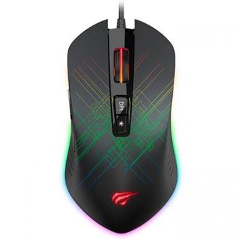 Havit MS1019 Ratón Gaming Programable 6400 DPI con 7 Botones y Retroiluminación RGB