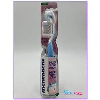 Mentadent Sensitive Expert Soft Toothbrush with Head Cover for Sensitive Teeth