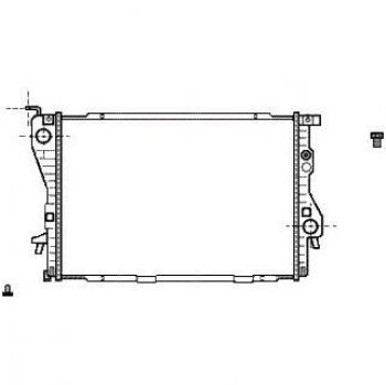 Van Wezel 6002202 radiador de refrigeración del Motor