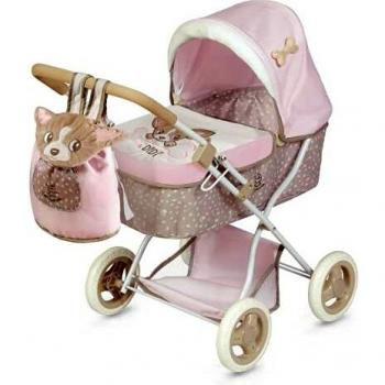 DE CUEVAS TOYS- Coche muñeca Plegable, Multicolor