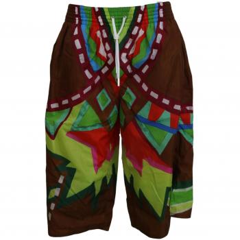Dsquared² Multicolor Printed Men Beachwear Shorts Swimwear - IT48 | M