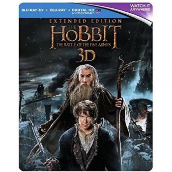 The Hobbit: The Battle Of The Five Armies - Extended Edition [Steelbook] [Blu-ray] [2014] [Region Free]