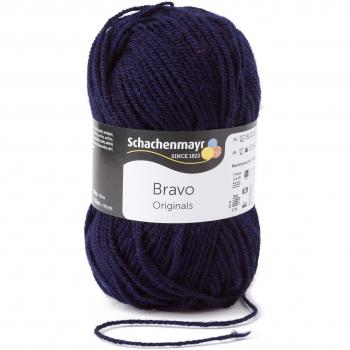 Schachenmayr since 1822 Bravo, 9801211-08223, color: marine, presentación: 50g, Hilos para tejer a mano