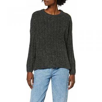 Jacqueline de Yong NOS Jdynine L/s O-Neck Pullover Knt Noos suéter, Gris