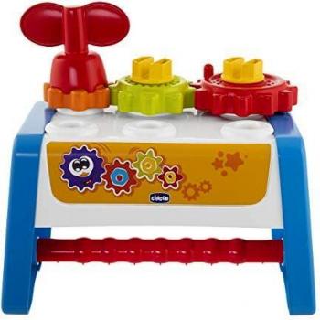 Chicco-2in1 Cassetta Degli attrezzi Juguete bebé, Multicolor