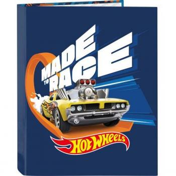 CARPETA FOLIO 4 ANILLAS MIXTAS HOT WHEELS SPEED CLUB