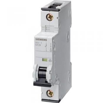 Interruptor automático Siemens 1 Polo, 3A, Curva Tipo C, Poder de corte 6 kA, Sentron, Montaje en Carril DIN