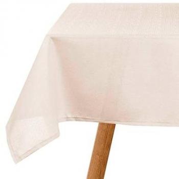 Mantel de poliéster 140x180cm color perla colección Kinvara