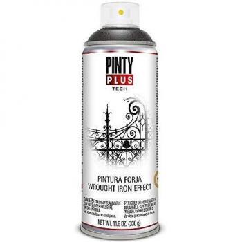 Pintyplus Tech - Pintura spray forja, color Negra FJ104/847, 400ml