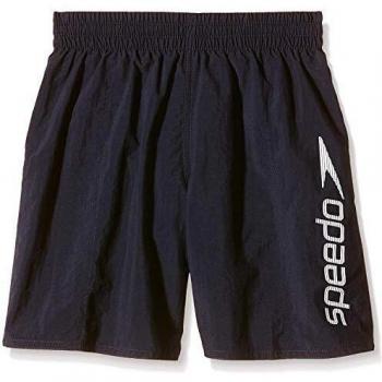 Speedo Challenge de 15 Shorts de baño, Junior Boys, Navy/Blanco Raya, XXL