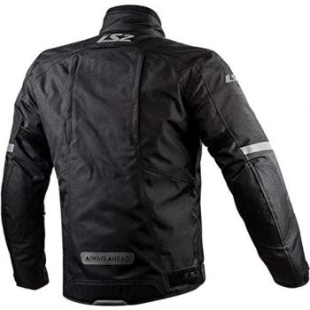 Chaqueta de Moto LS2 Serra EVO para Mujer - Protección y Estilo Garantizados, textil, impermeable, color negro, talla 3XL