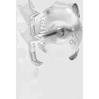 Pendiente individual de plata con estrellas Agatha Paris