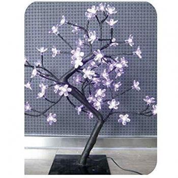 EDP Arbol Interior 3D Sakura, 60 Leds Rosa, 45 cm