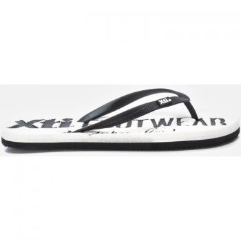 Chanclas de mujer Xti - 141435 blanco con logo
