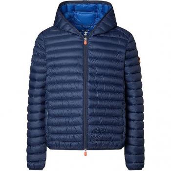 SAVE THE DUCK Lightweight Quilted Jacket Donald Blue - Men's Size L