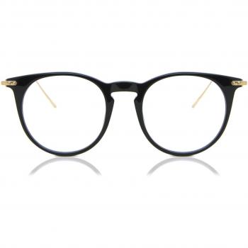 Linda Farrow ELLIS LF54 C1 Women’s Eyeglasses Black Size 52 - Blue Light Block Available (Frame Only)