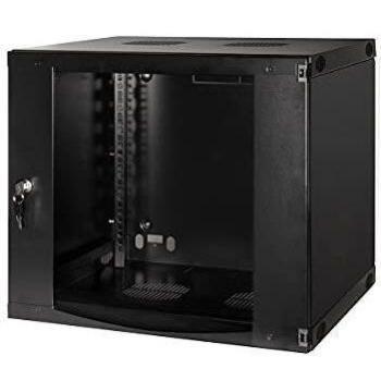 Logilink 9U 540X450Mm Caja De Pared Simple, Desmontada, Gris Oscuro, Paquete Plano