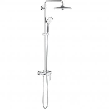 Sistema de ducha Euphoria 260 con mezclador monomando para montaje en pared, cromado