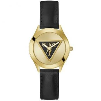 Reloj Guess Mujer TRI PLAQUE GW0744L2 Acero Inoxidable Dorado con Detalle de Marca en el Centro de la Esfera