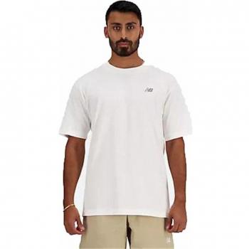 Camiseta New Balance Essential Cotton Blanco de Hombre