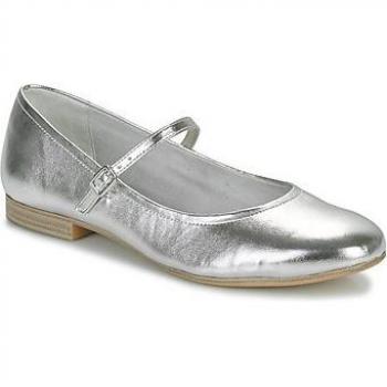 Bailarinas Tamaris 22122-941 Elegantes Riemen en Look Metalizado Plata, Talla 38