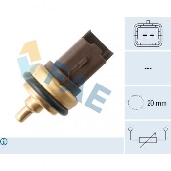 Sensor de temperatura del refrigerante FAE 33708 - Inyección de Combustible, compatible con múltiples vehículos, alta precisión en la medición de temperatura, fácil instalación, durabilidad garantizada y rendimiento óptimo