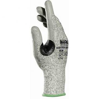 Schnittschutz-Handschuh KRYTECH 557 R, Polyurethan, Nitril, Handrücken frei, Grau, Klasse 3