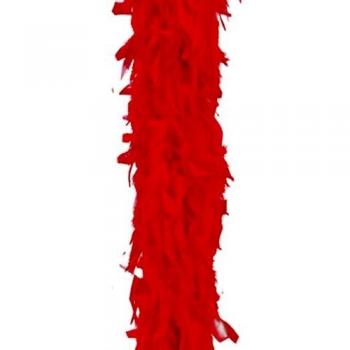 Boa de Plumas Color Rojo 1.80 Metros (40 gr)