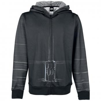 Star Wars Kylo Ren Sudadera capucha con cremallera Negro XXL