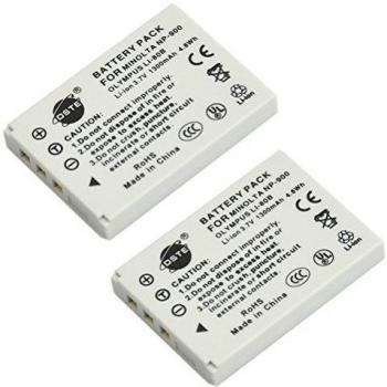 DSTE 2-Pieza Repuesto Batería para OLYMPUS Li-80B T-100 T-110 X-36 AGFA 4Ti AVANT S4 S6 KYOCERA EZ 4033 ACER CS-6531-N CS-5530 AOSTA DA 4092 DA 5091 DA 5091 DA 5092 DA 5094 BENQ DC C500 DC E43