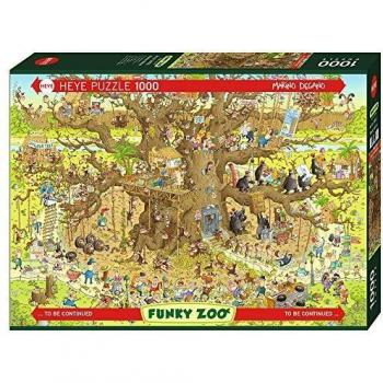 Heye 1000 Piece Funky Zoo - Monkey Habitat Puzzle