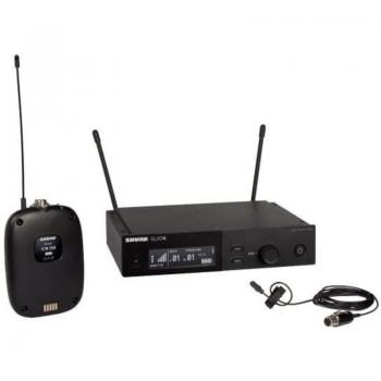 Shure SLXD14/DL4 Digital Wireless System with DL4 Lavalier Microphone J52: 558-616MHz