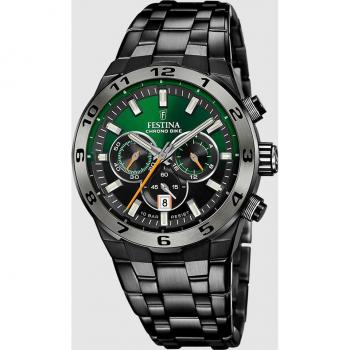 Reloj Festina Hombre Chrono Bike F20673/2 de acero negro