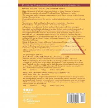 IEEE Digital Systems Testing and Testable Design by Arthur D. Friedman