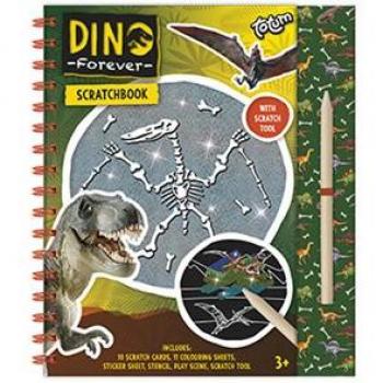 Imágenes de rascado Dino para niños