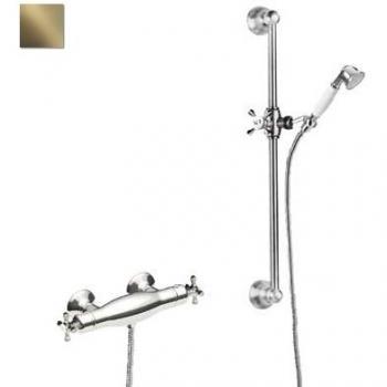 Tres grifería M259775 - Conjunto termostatico ducha clasic tres anticalcarea laton viejo