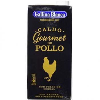 Gallina Blanca Gourmet Caldo de Pollo, 100% Natural, 1L
