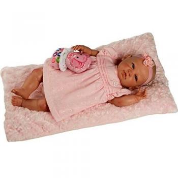 Berbesa- Baby Reborn, muñeca con Vestido