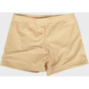 Bermudas de niño con estampado de cuadros en color amarillo - La Ormiga 1120254501