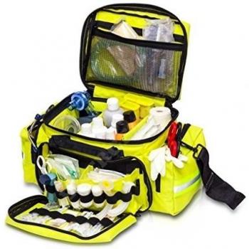 Bolsa ligera de emergencias pediatrica, amarilla