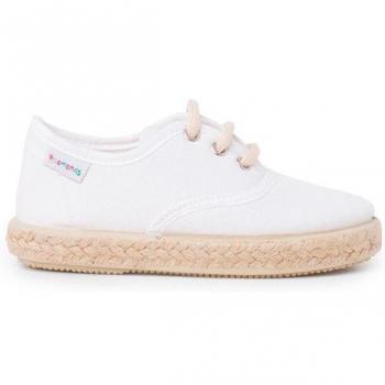Zapatillas de lona con suela alpargata y cordones
