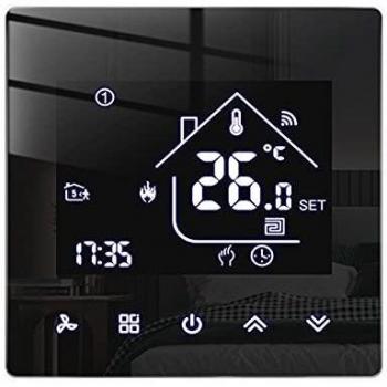 Beok Tuya Termostatos Inteligentes Termostato de calefacción Termostato WiFi Termostato Inteligente de Pared para calefacción de Agua Calefacción por Suelo Radiante Compatible con Alexa, Google 3A