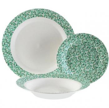 Set de Vajilla Versa Bellis Flores 18 Piezas Porcelana