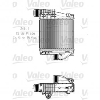 Intercooler VALEO 818290 - Compartimentos de Motor, diseño optimizado para mejorar el rendimiento del motor, fabricado con materiales de alta calidad, resistencia a altas temperaturas y presiones, fácil instalación y compatibilidad con múltiples model