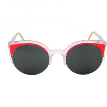 Retrosuperfuture Lucia Black 3MJ Women's Sunglasses Red Size 51