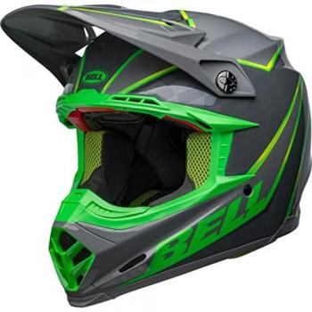 BELL Casco de Cross Moto-9S Flex Sprite Gris-Verde