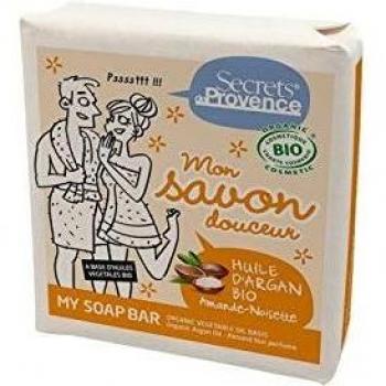 Jabón Orgánico 100gr - Aceite de Argán Aroma Almendras - Secrets de Provence