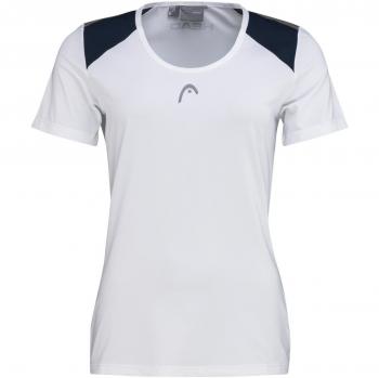 Camiseta Head Club 22 Tech Mujer - Tecnología Moisture Transfer, Elástica y Cómoda, Diseño Sofisticado