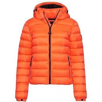 Chaqueta Plumífero con Capucha Superdry Clásica para Mujer
